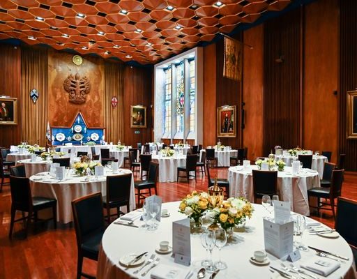 Carpenters' Hall- round tables